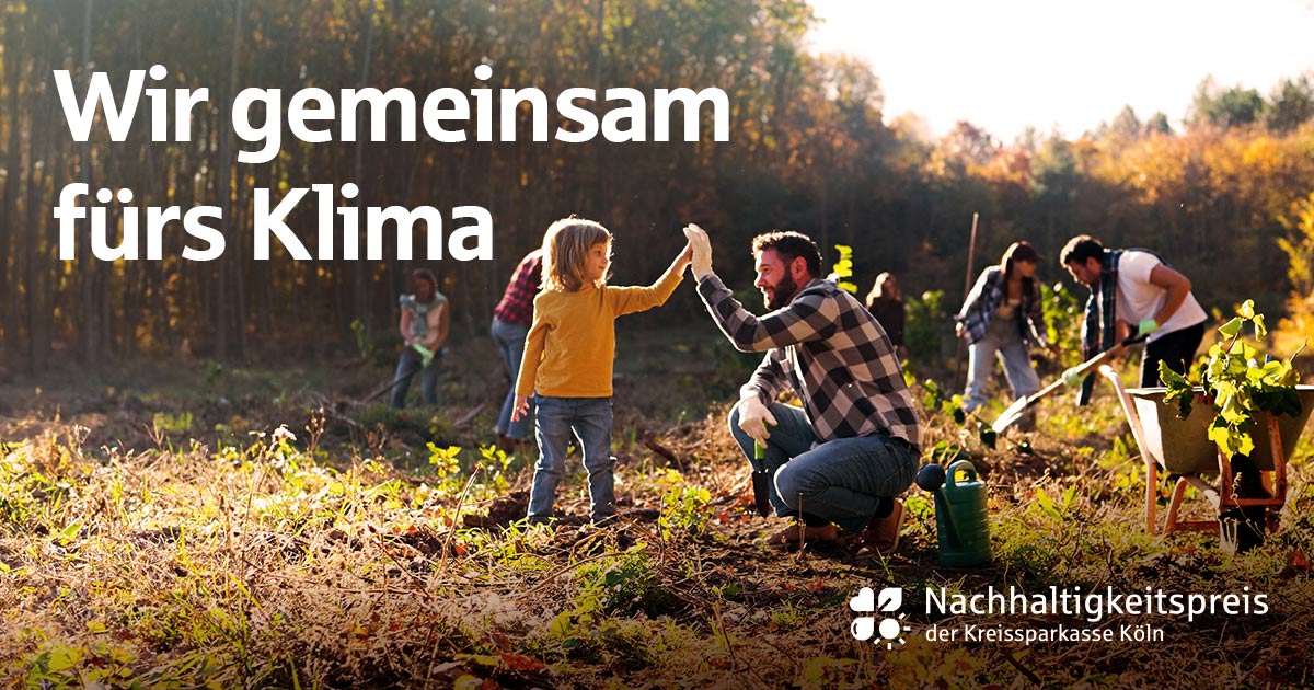 Nachhaltigkeitspreis der Kreissparkasse 2025 - Jetzt für BERGISCH PUR abstimmen!